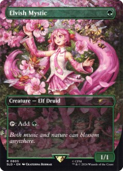 Elvish Mystic Secret Lair Drop - Hatsune Miku